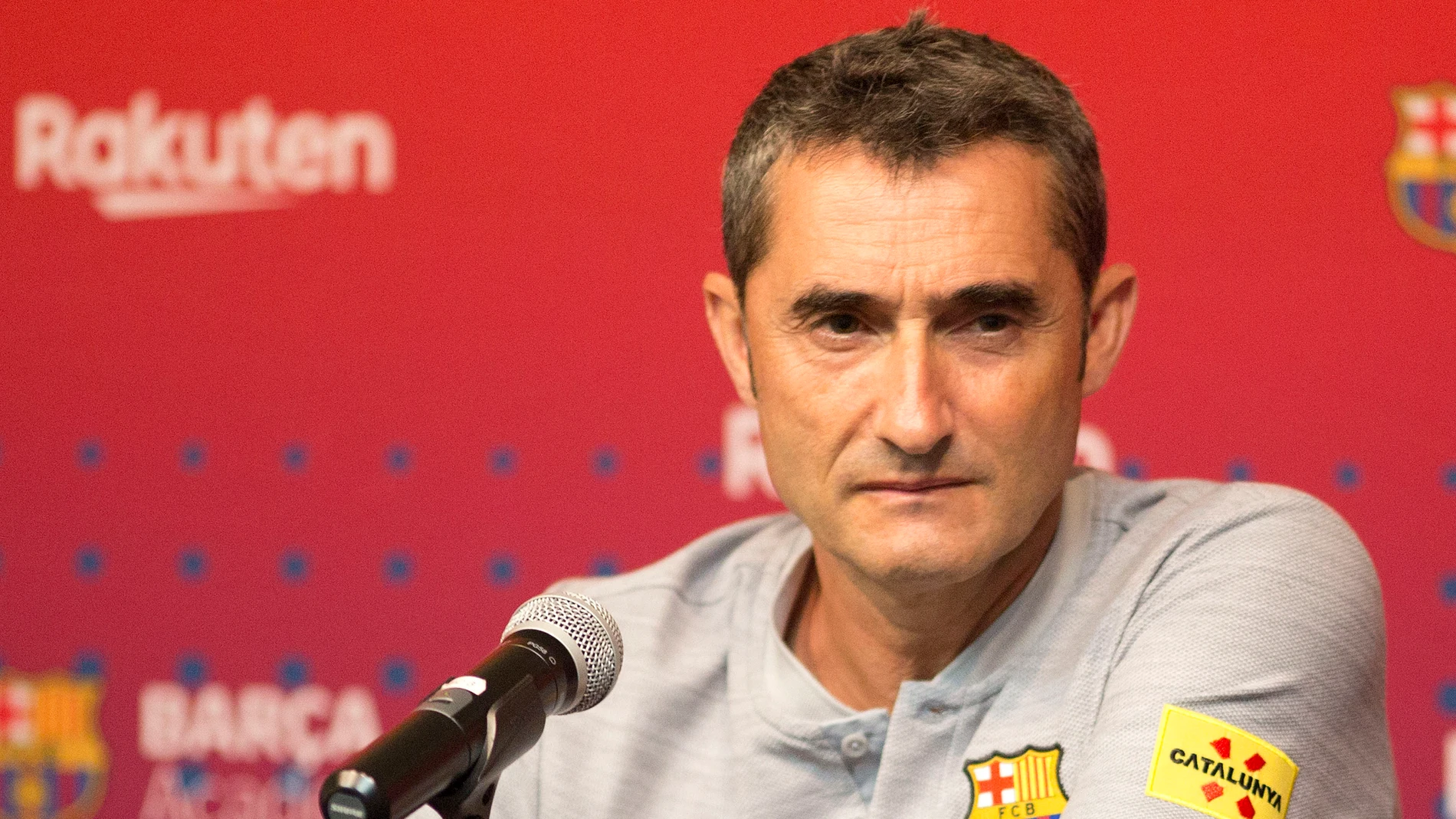 Ernesto Valverde, en rueda de prensa Ernesto Valverde, en rueda de prensa