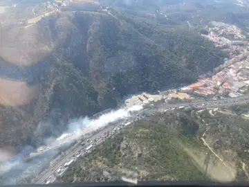 Incendio en La Jonquera Incendio en La Jonquera