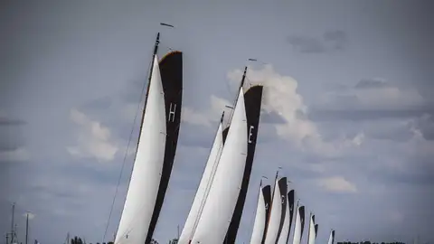 Regatas de vela (04-08-2018) Tradicional regata de yates de vela, en Grou, Países Bajos