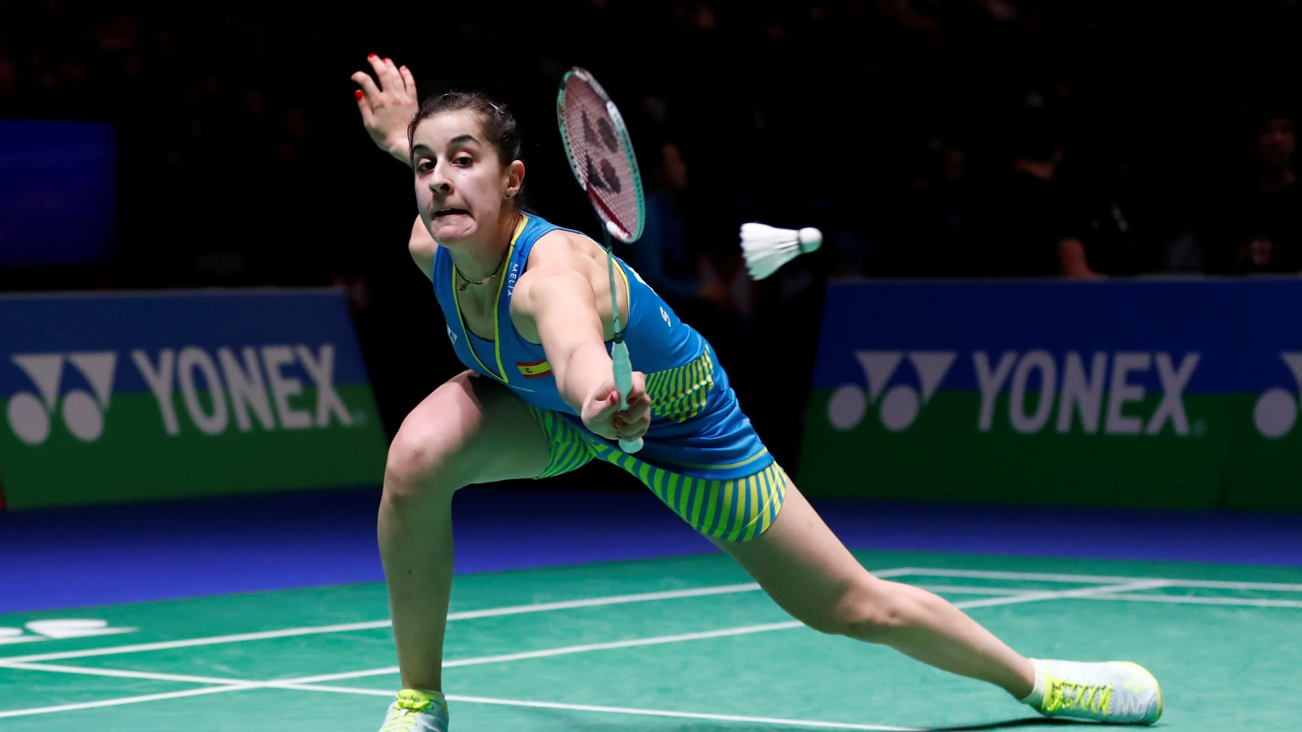 Carolina Marín, en acción Carolina Marín, en acción