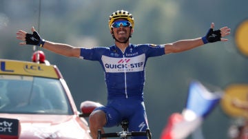 Julian Alaphilippe, en una etapa de Tour de Francia