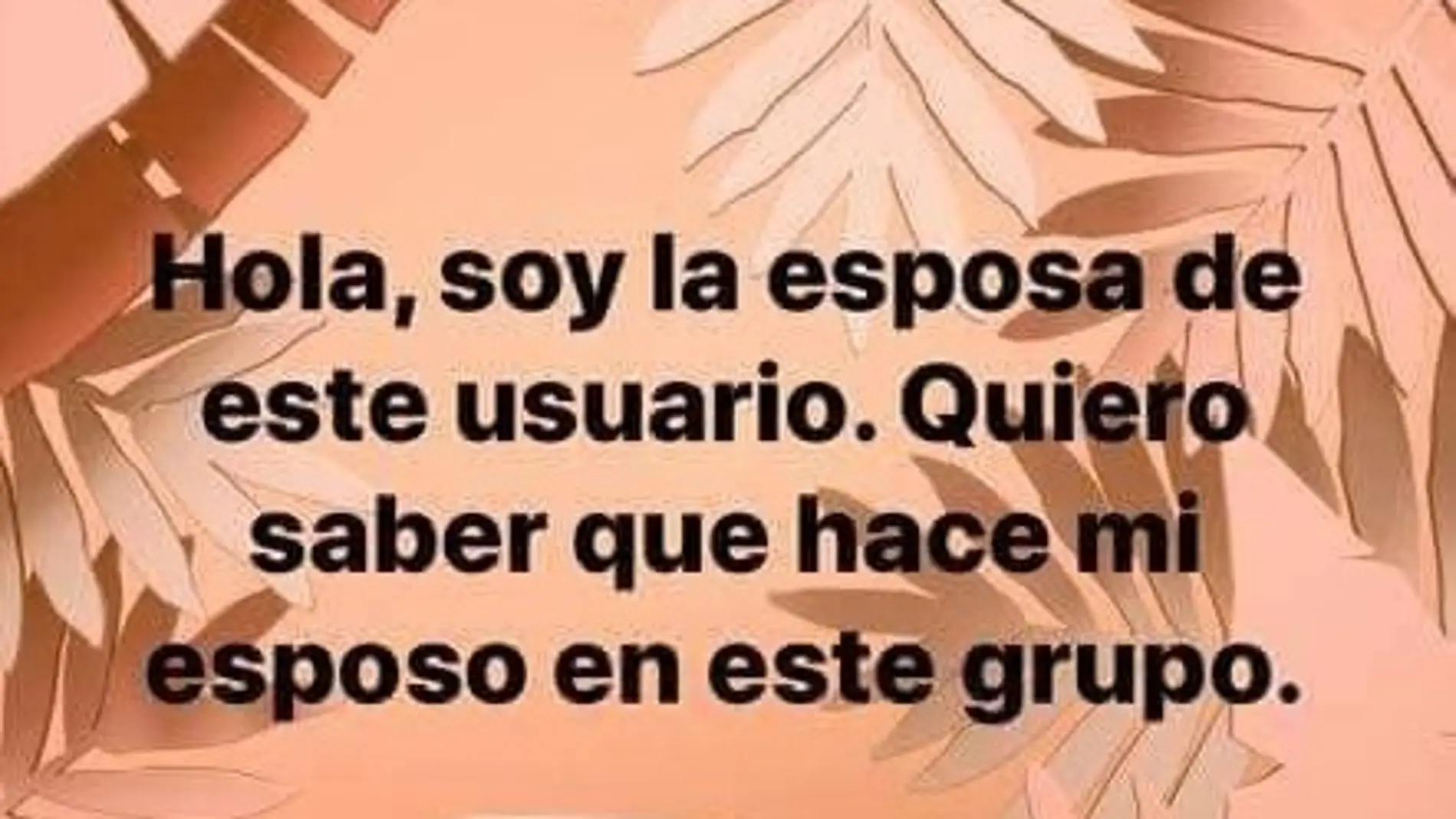 Conversación grupo de chat de Facebook