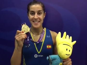 Carolina Marín: "Esta medalla es muy especial para mí después de pasar un tiempo complicado"