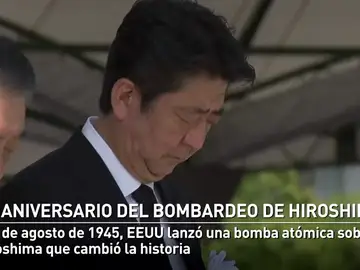 Japón recuerda el ataque de Hiroshima en su aniversario Japón recuerda el ataque de Hiroshima en su aniversario