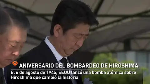 Japón recuerda el ataque de Hiroshima en su aniversario Japón recuerda el ataque de Hiroshima en su aniversario