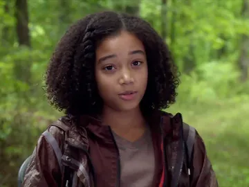 Rue (Amandla Stenberg) en Los Juegos del Hambre Rue (Amandla Stenberg) en Los Juegos del Hambre