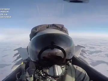 Un Eurofighter español dispara accidentalmente un misil en una misión de adiestramiento en Lituania Un Eurofighter español dispara accidentalmente un misil en una misión de adiestramiento en Lituania