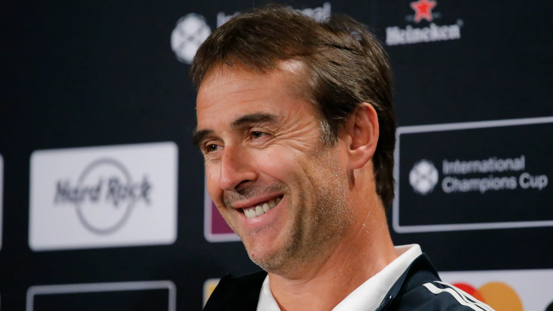 Julen Lopetegui en rueda de prensa Julen Lopetegui en rueda de prensa