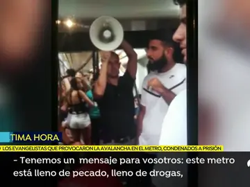 Los evangelistas del metro de Valencia son condenados a prisión Los evangelistas del metro de Valencia son condenados a prisión