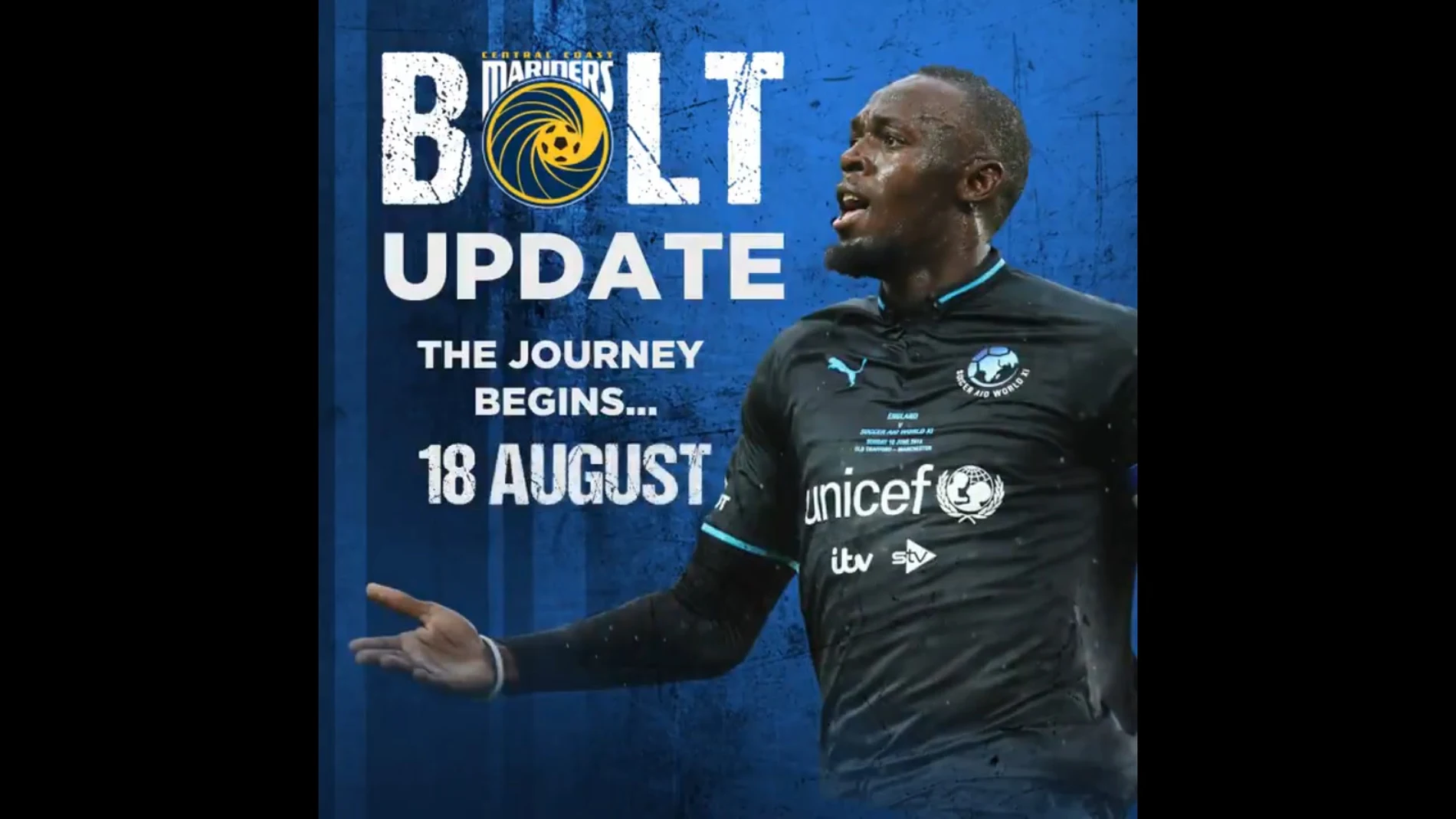 Usain Bolt 'ficha' por el Central Coast Mariners australiano Usain Bolt 'ficha' por el Central Coast Mariners australiano