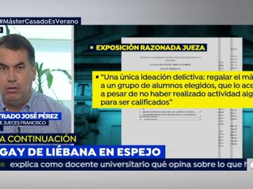 'Espejo Público' entrevista al magistrado José Pérez para hablar sobre el auto del caso de Pablo Casado