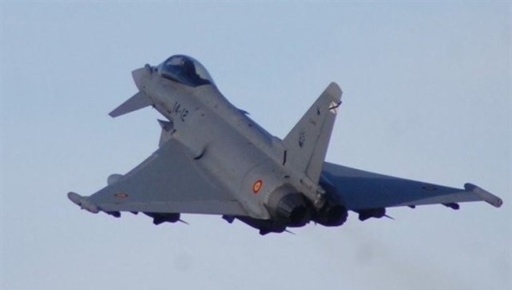 Un eurofighter español, en una imagen de archivo
