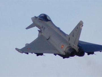 Un eurofighter español, en una imagen de archivo
