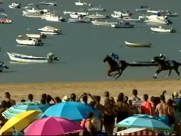 Llegan las carreras de caballos en la playa de Sanlúcar Llegan las carreras de caballos en la playa de Sanlúcar