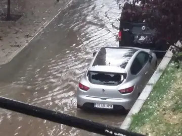 Gran tormenta de granizo en Berga Gran tormenta de granizo en Berga