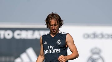Luka Modric vuelve a entrenarse con el Madrid