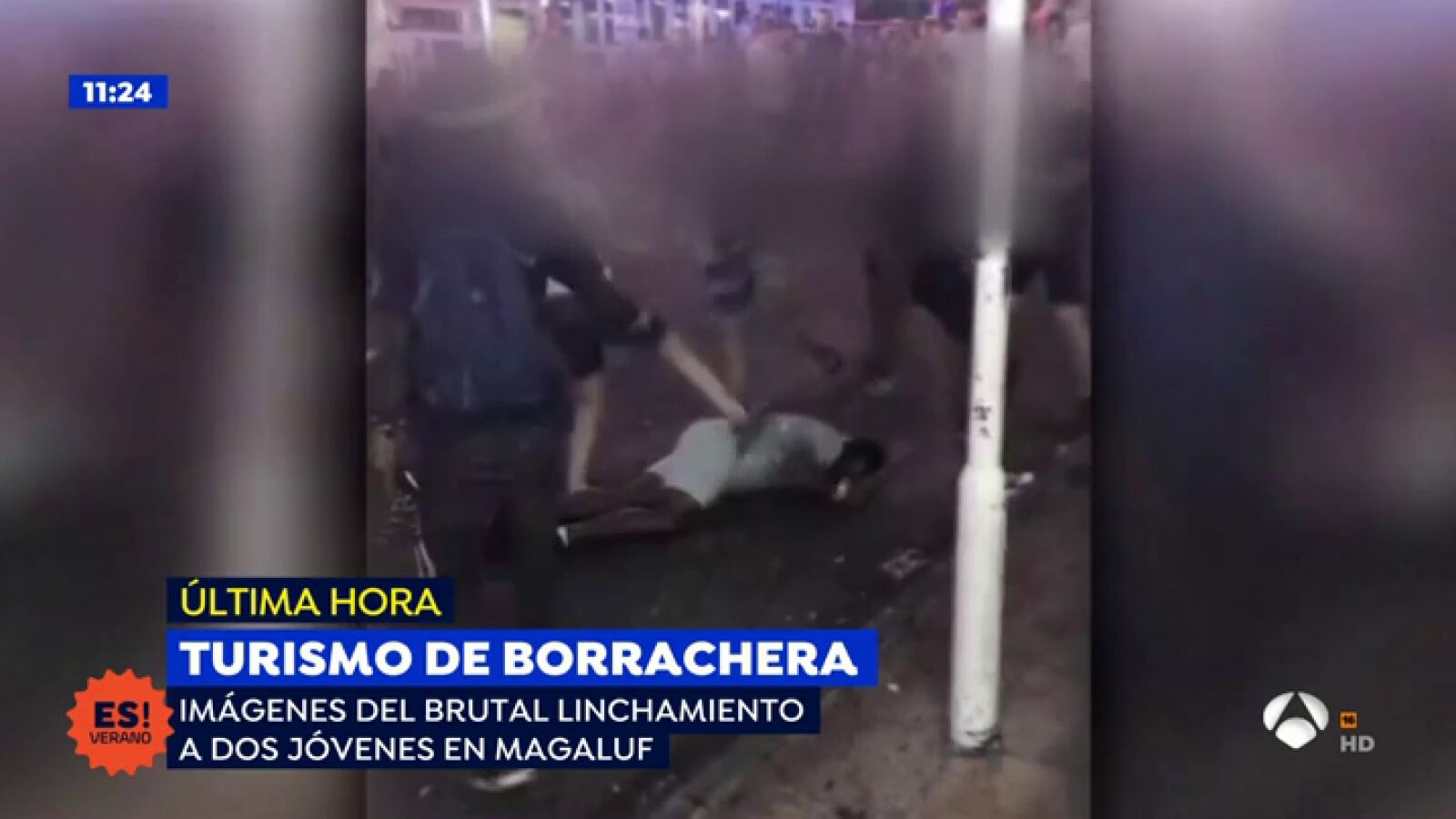 Brutal linchamiento a dos jóvenes turistas en Magaluf