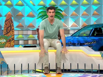 La divertida escenificación de Jorge Fernández en 'La ruleta de la suerte La divertida escenificación de Jorge Fernández en 'La ruleta de la suerte