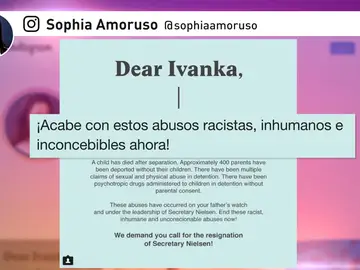 '#DearIvanka': Instagram tiene algo que decirle a la hija de Trump '#DearIvanka': Instagram tiene algo que decirle a la hija de Trump