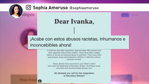  '#DearIvanka': Instagram tiene algo que decirle a la hija de Trump