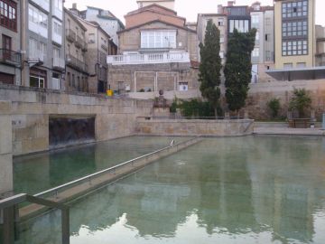 Crisis de coronavirus. Cierre de Ourense. Fuentes termales As Burgas