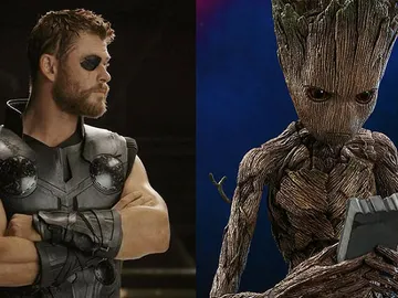 Thor y Groot Thor y Groot
