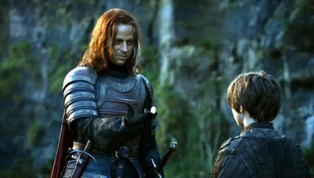 Escena 'Juego de Tronos' Arya Stark y Jaqen