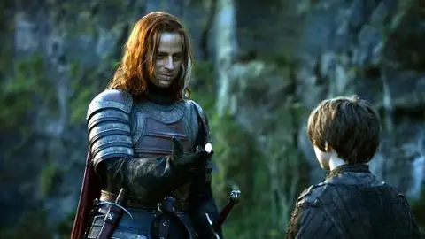 Escena 'Juego de Tronos' Arya Stark y Jaqen Escena 'Juego de Tronos' Arya Stark y Jaqen