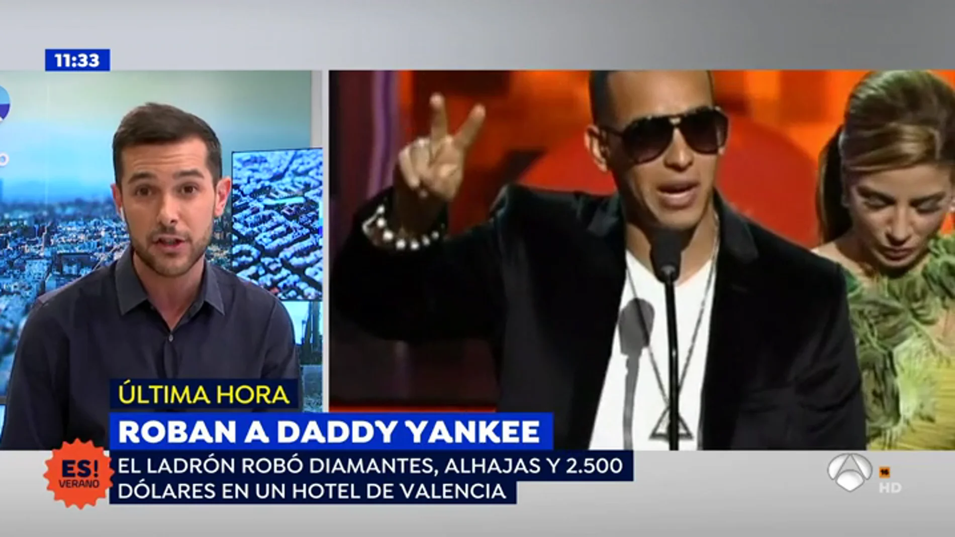 Daddy Yankee ha sufrido un robo millonario en un hotel de Valencia