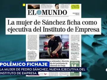 PP y Ciudadanos critican el fichaje de la mujer de Pedro Sánchez en el Instituto de Empresa PP y Ciudadanos critican el fichaje de la mujer de Pedro Sánchez en el Instituto de Empresa