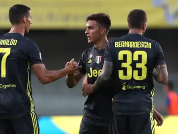 Cristiano celebra un gol de la Juventus Cristiano celebra un gol de la Juventus