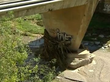 Lugar al que fue arrastrado el coche del fallecido