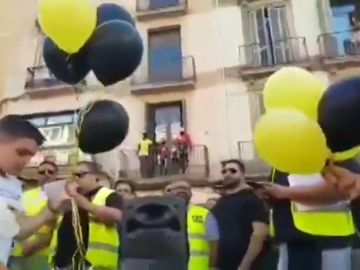 Asociaciones de taxistas de Barcelona organizan un homenaje a las víctimas de los atentados del 17A