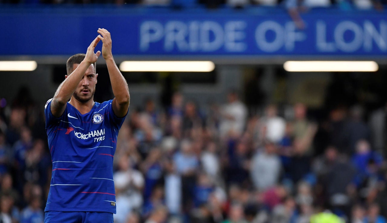 Hazard agradece a la afición del Chelsea su apoyo Hazard agradece a la afición del Chelsea su apoyo