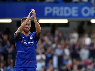 Hazard agradece a la afición del Chelsea su apoyo Hazard agradece a la afición del Chelsea su apoyo