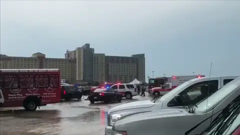 Una tormenta deja 14 heridos que esperaban en la cola para ver a los Backstreet Boys Una tormenta deja 14 heridos que esperaban en la cola para ver a los Backstreet Boys