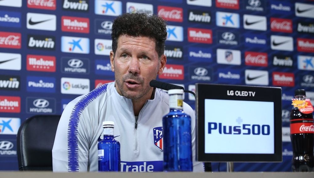 Simeone, en rueda de prensa