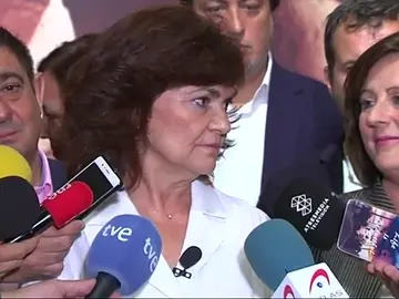 Carmen Calvo sobre las polémicas declaraciones de Quim Torra: "Con una frase inaceptable no se ataca al Estado Español" Carmen Calvo sobre las polémicas declaraciones de Quim Torra: "Con una frase inaceptable no se ataca al Estado Español"