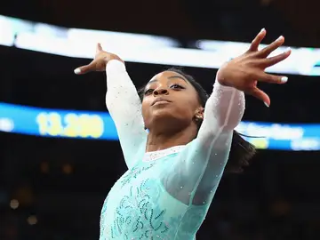 Simone Biles, durante la competición Simone Biles, durante la competición