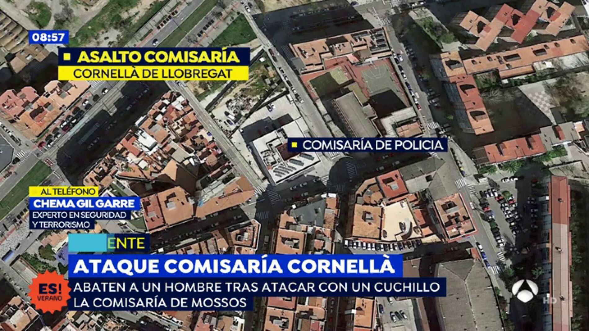 Chema Gil Garre, experto en seguridad y terrorismo: "Ha entrado con un cuchillo al grito de 'Al&aacute; es grande'"