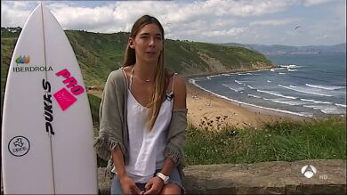 Garazi Sánchez, referencia del surf en España: 