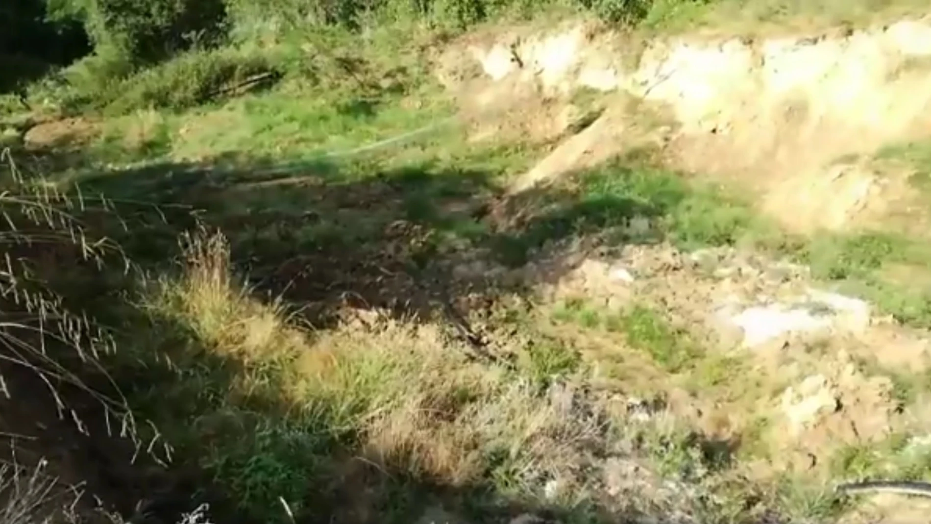Corrimiento de tierra en Vizcaya Corrimiento de tierra en Vizcaya