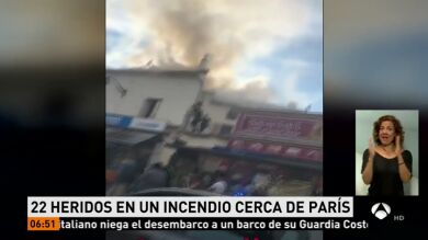 Un incendio en las proximidades de París deja 22 heridos, siete de ellos graves