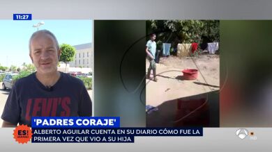 Alberto Aguilar cuenta cómo fue la primera vez que vio a su hija