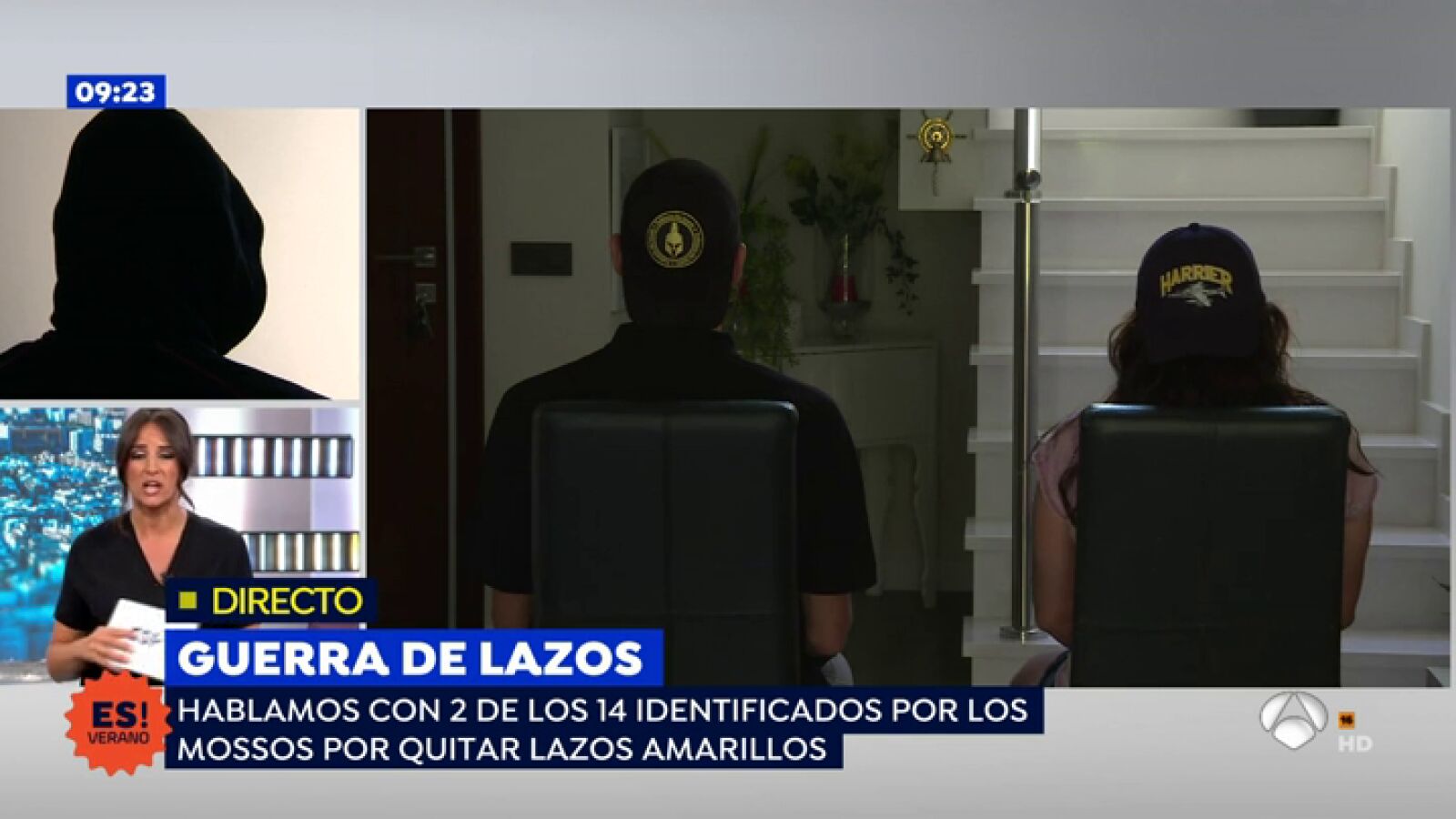 Dos de los 14 identificados por los Mossos por quitar lazos amarillos: 