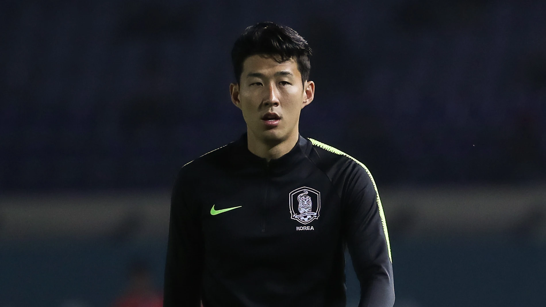 Heung Min Son en un partido con Corea del Sur Heung Min Son en un partido con Corea del Sur
