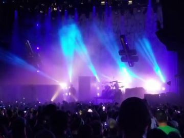 Marilyn Manson se desmaya en pleno concierto en Houston (Estados Unidos)
