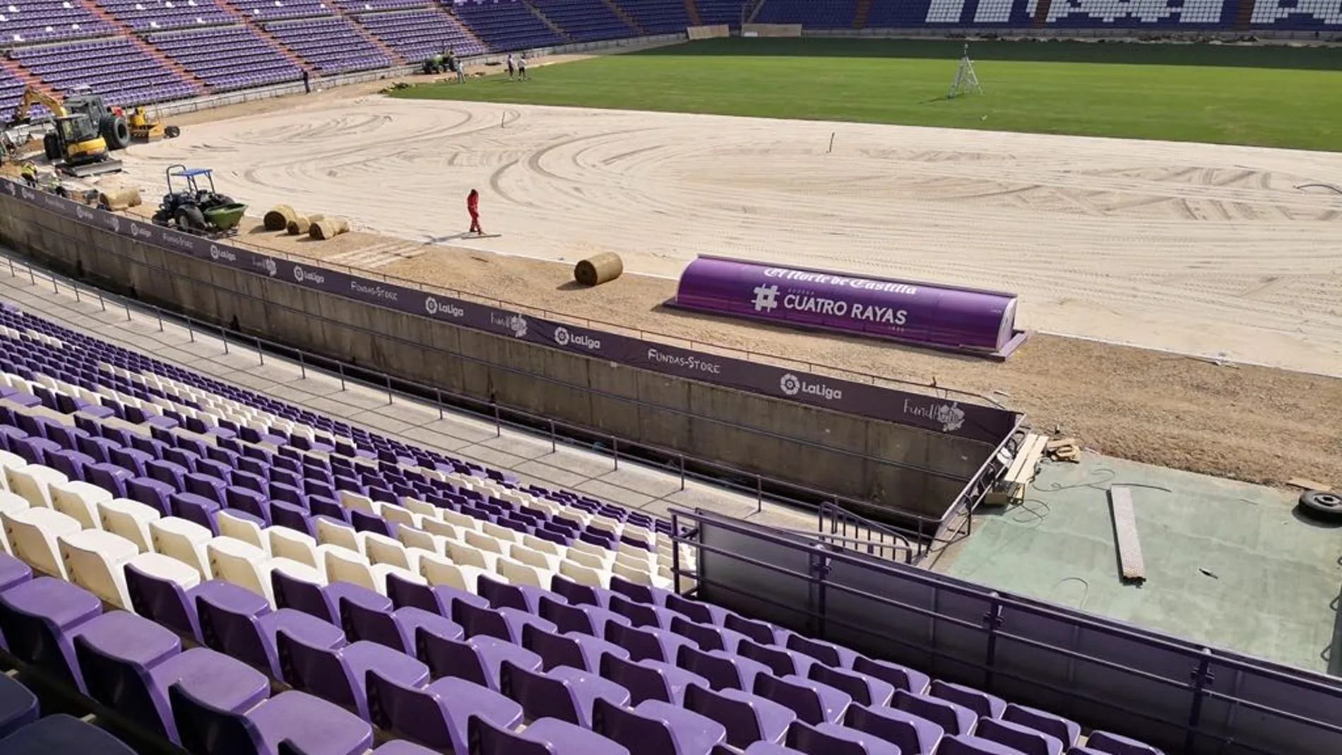 ESTADIO JOSE ZORRILLA en obras ESTADIO JOSE ZORRILLA en obras