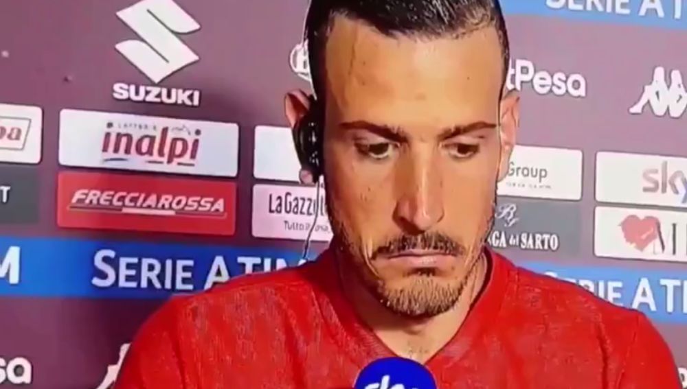 La cara de Florenzi cuando le preguntan por CR7