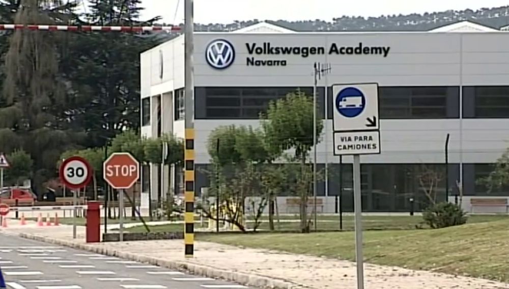 La planta de Volkswagen en Pamplona detiene su producción